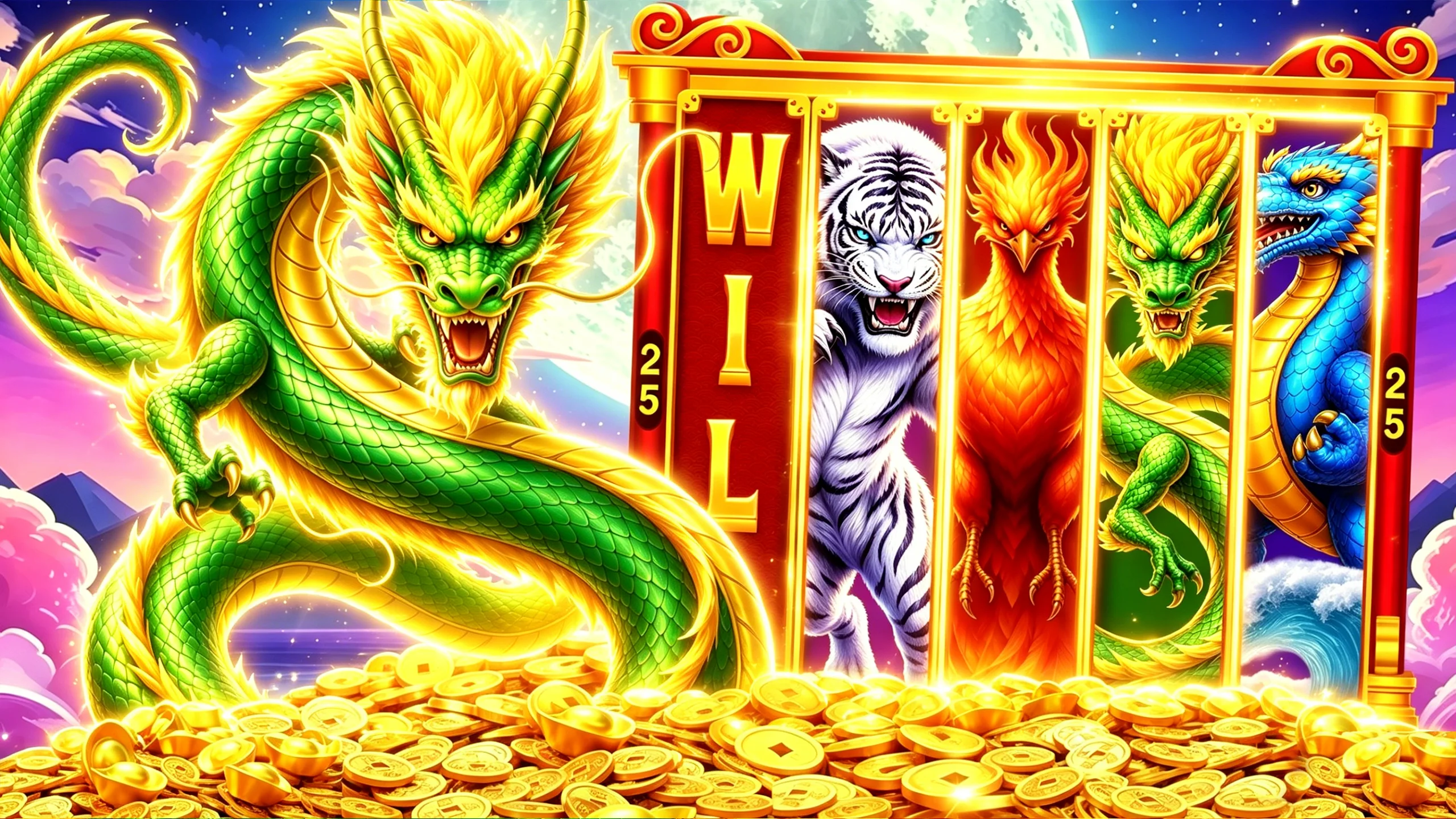 Fun Of Vegas jackpot bonus screen